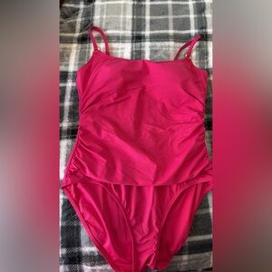 Pink One Piece Swimsuit